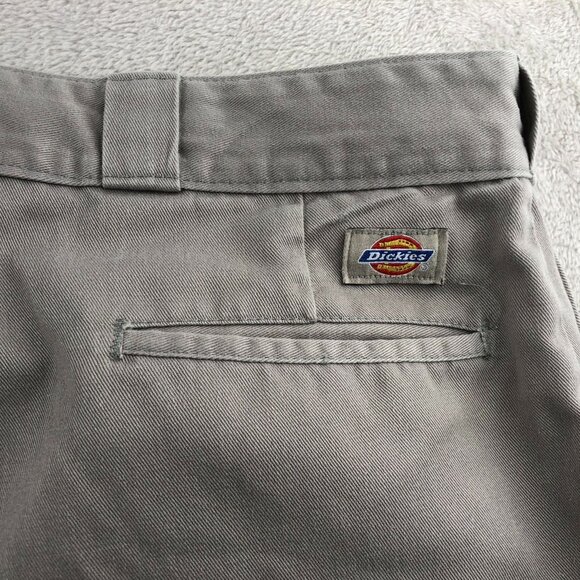 Dickies Mens Work Pants Size 40x30 Khaki Chino Straight Relaxed Tan Workwear - Picture 10 of 14